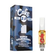Cake Delta 10 Super Sour Diesel Cartridge - 2000mg