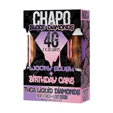 Chapo Liquid Diamonds Duo THC-A Cartridge - 4000mg